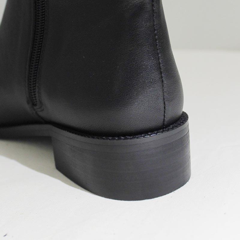 REMME レメ レディース シューズ ブーツ 革靴 ロングブーツ サイズ23.5-24.0 ブラック/黒 COW BASIC LONG BOOTS -BLACK-｜ecoandstyle｜08