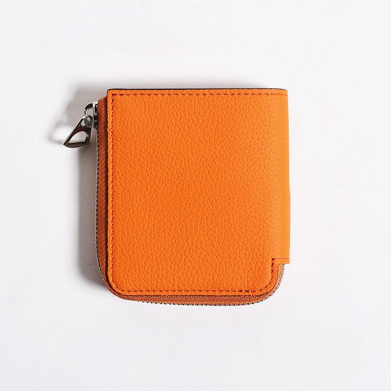 ITTI イッチ 二つ折り財布 ベージュ ウォレット コインケース レザー