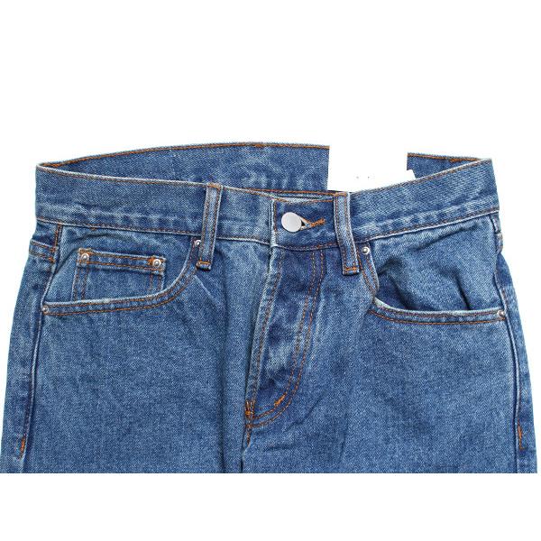 mnml（ミニマル） ストレートデニムパンツ 28-34インチ ブルー メンズ