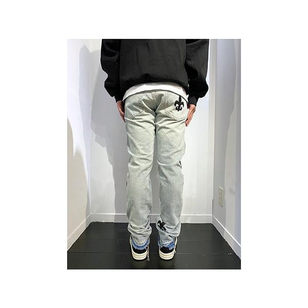 mnml ミニマル ストレートデニムパンツ 28-34インチ ブルー