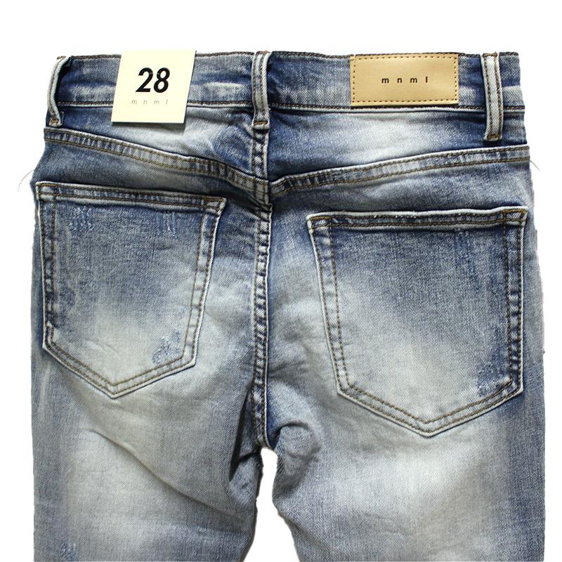 mnml デニムジーンズ 28インチ mnml（ミニマル） パンツ スリム デニム ジーンズ 28,30,32インチ