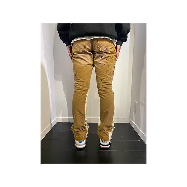 【美中古28】mnml（ミニマル） B243 FLARE DENIM BROWN mnml ミニマル フレアデニムパンツ 28-34インチ ブラウン メンズ