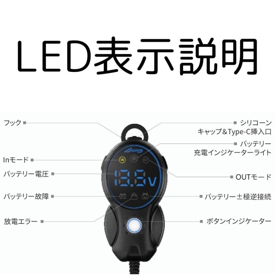 駐車場に電源がない方必見 LILEAD バイク バッテリー充電器 駐車場に電源がない方必見 LILEAD バイク バッテリー充電器