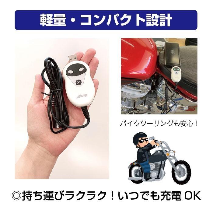 駐車場に電源がない方必見！ バッテリー充電器 モバイルバッテリー、ソーラーパネルでどこでも充電可能！ バイク 除雪機 トラクター 12V 全自動 USB対応 LILEAD｜ecoasia-2023｜08