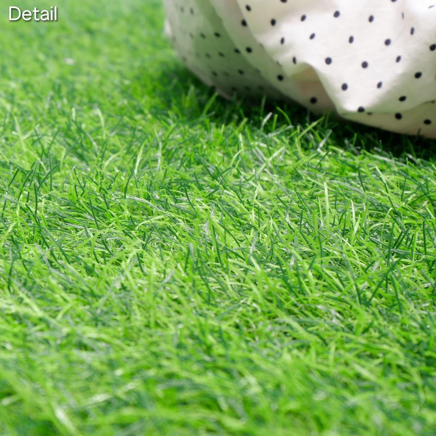 人工芝 ロール 1m×5m diy 芝生35mm 25本付 固定ピン付 人工