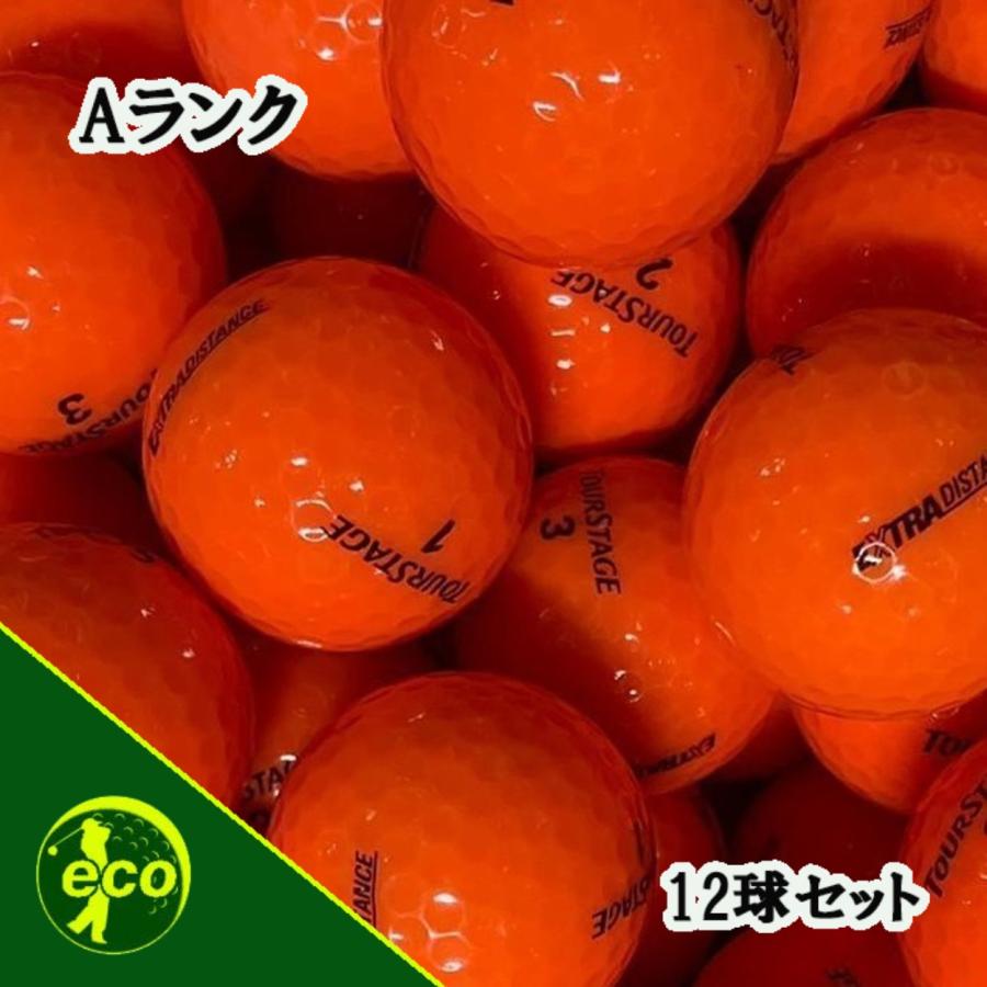 TOURSTAGE ロストボール ツアーステージ EXTRA DISTANCE オレンジ 12球