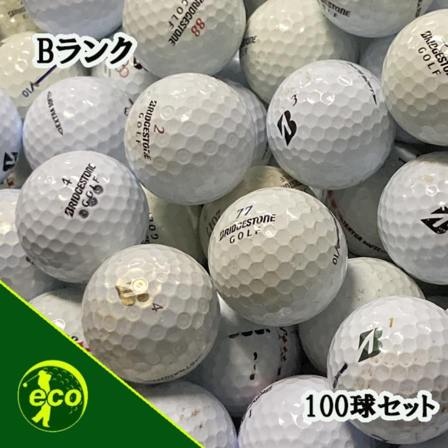 BRIDGESTONE GOLF ロストボール ブリヂストン 各種混合 ホワイト系 100