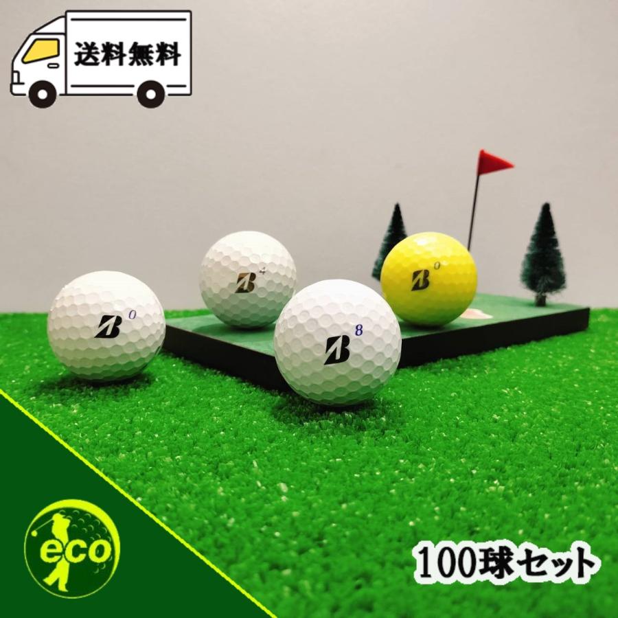 ブリヂストン TOUR B X 、XSロストボール100個 BRIDGESTONE GOLF ロストボール ブリヂストン ツアーB XS 年代混合 100