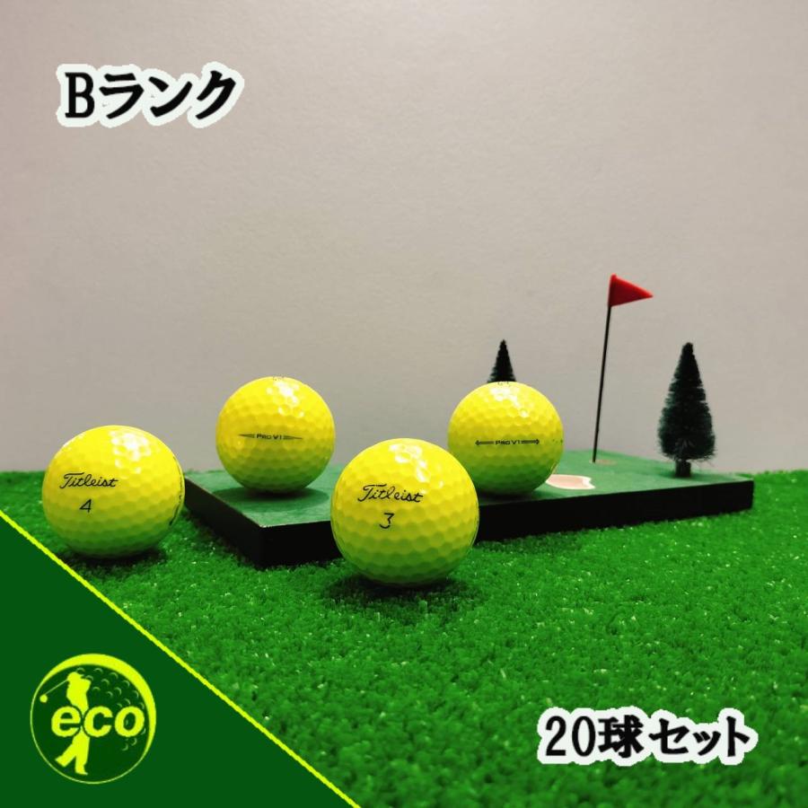 Titleist（タイトリスト） ロストボール PRO V1 年代混合 イエロー 20