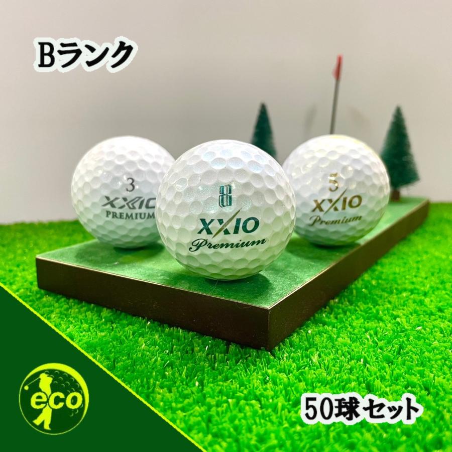 ロストボール ゼクシオ プレミアムフィール 50個 Bランク 中古 ゴルフボール ロスト XXIO エコボール 送料無料｜ecoball