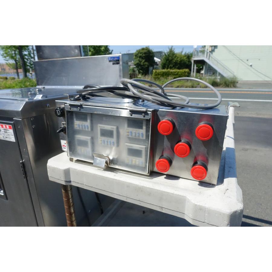 5口独立制御 都市ガス マルゼン ガス式 蒸し器 MUS-KS-B 100V ミニ蒸籠