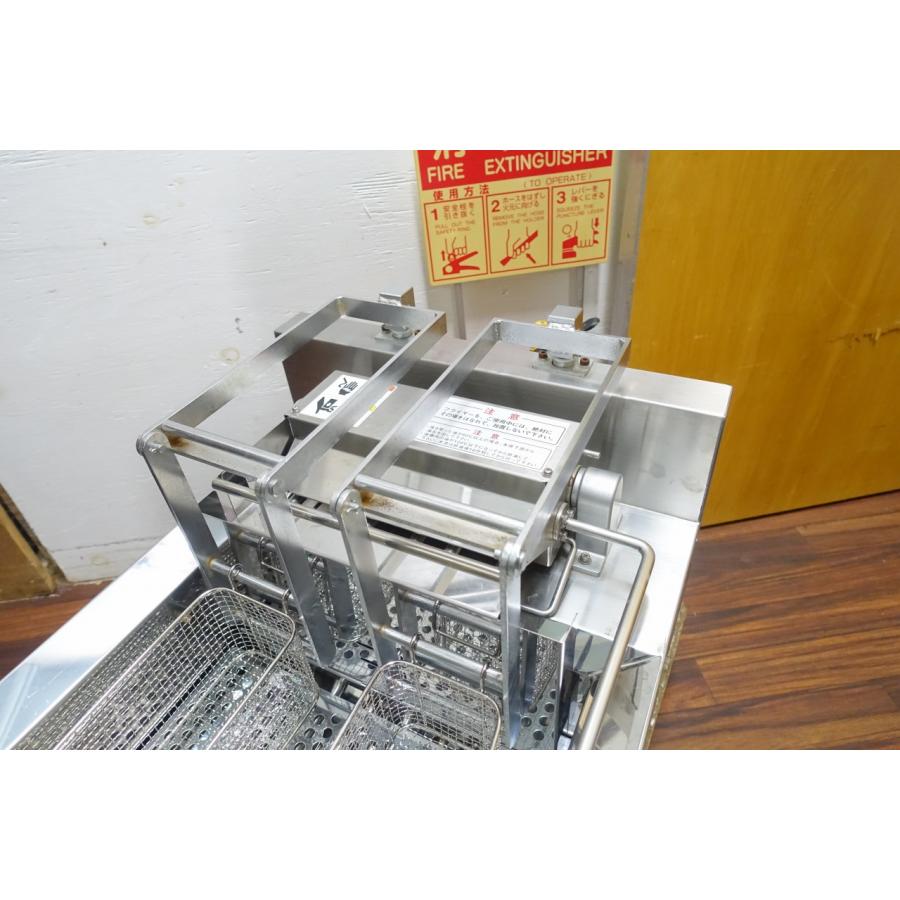 ニチワ オートリフト フライヤー 電気式 TEF-18-6-2LSP 3P200V 業務用
