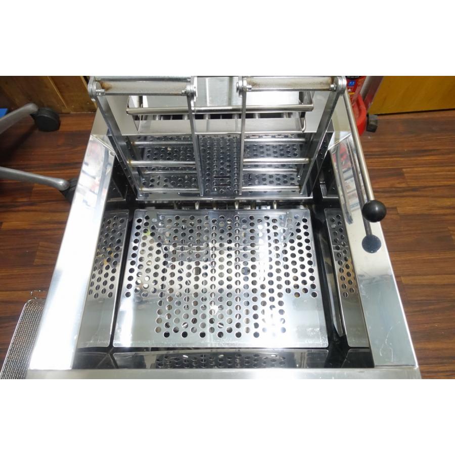 ニチワ オートリフト フライヤー 電気式 TEF-18-6-2LSP 3P200V 業務用