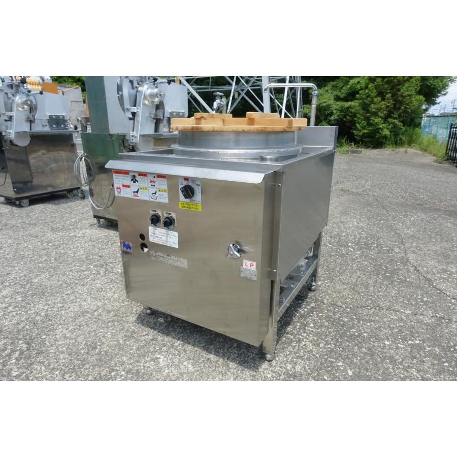 LP メイトー ガス式 うどん釜 XM-70U 湯で麺機 業務用 厨房 ゆで麺機