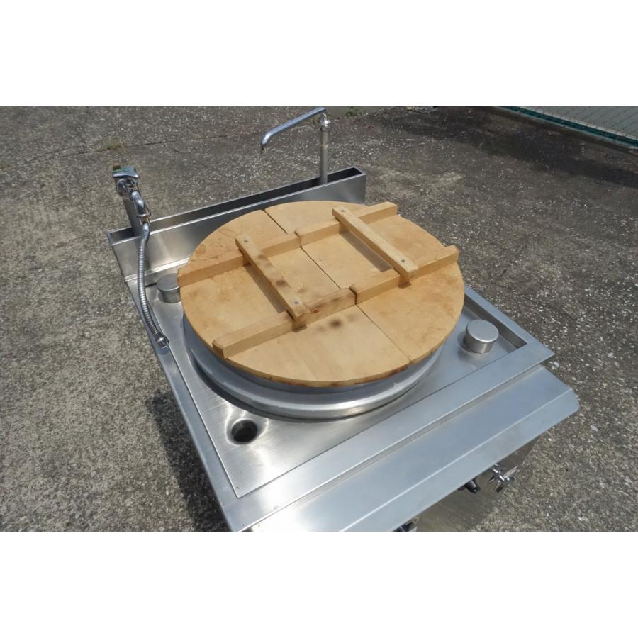 LP メイトー ガス式 うどん釜 XM-70U 湯で麺機 業務用 厨房 ゆで麺機