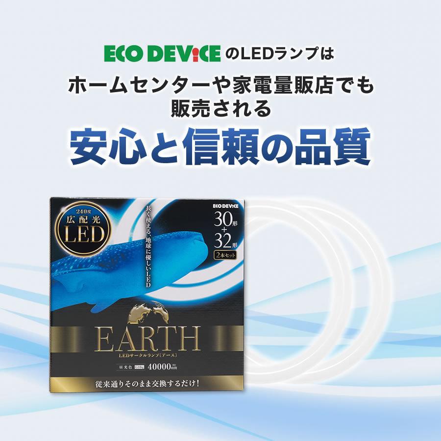 30形+40形 2本セット ＜昼光色＞ 丸型LED蛍光灯 EFCL30・40LED/28N FCL