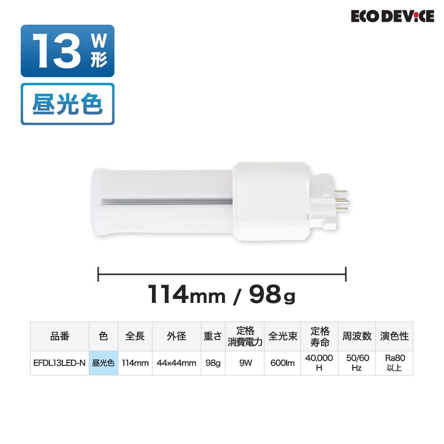 LED コンパクト形 FDLランプ 13形 　＜昼光色＞　丸型LED 蛍光灯 EFDL13LED-N |  | 06