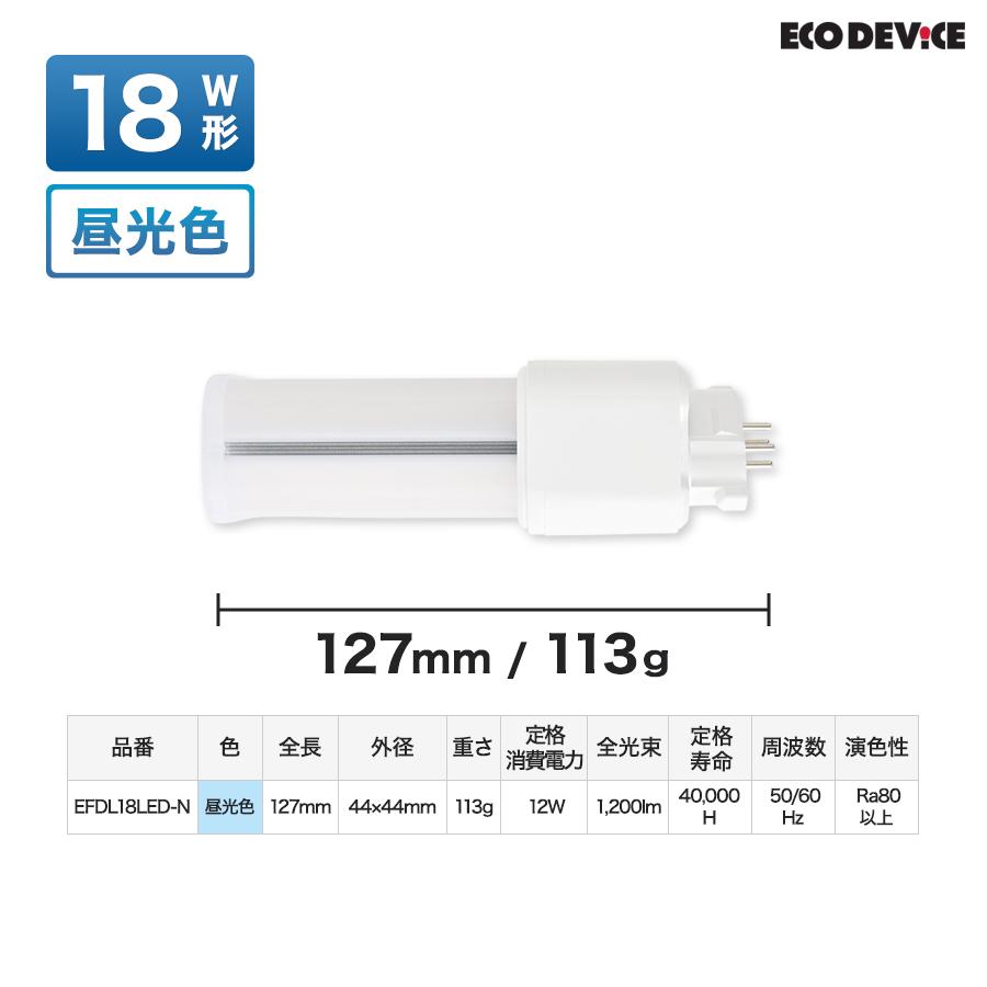 LED コンパクト形 FDLランプ 18形 　＜昼光色＞　丸型LED 蛍光灯 EFDL18LED-N |  | 06