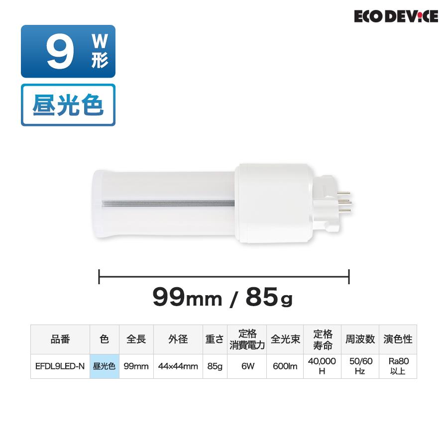 LED コンパクト形 FDLランプ 9形 　＜昼光色＞　丸型LED 蛍光灯 EFDL9LED-N |  | 06
