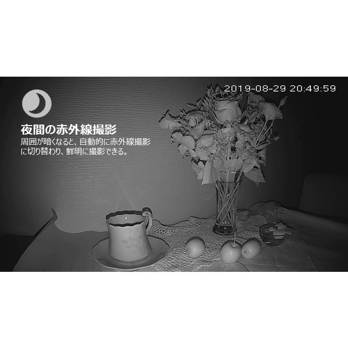 見守りカメラ　ベビーモニター　ペットカメラ　パンチルド　エコデバイス　200万画素　WIFI接続　暗視　ネットワークカメラ |  | 04