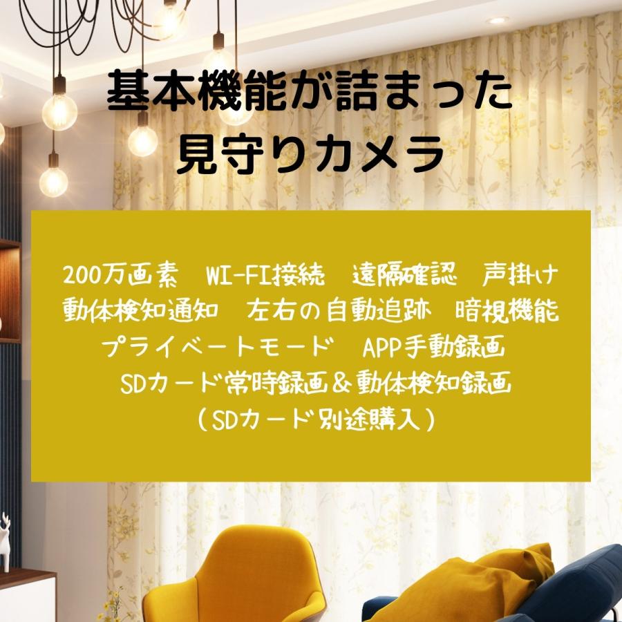 【単品】E-Code HOME　カメラ　見守り　ペットカメラ　ベビーモニター　iot家電　エコデバイス |  | 02