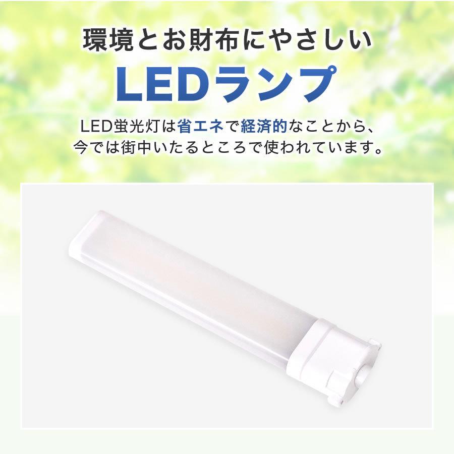 エコデバイス LED蛍光灯 FPLランプ 18W形 ＜ 昼光色＞ 工事不要 1年
