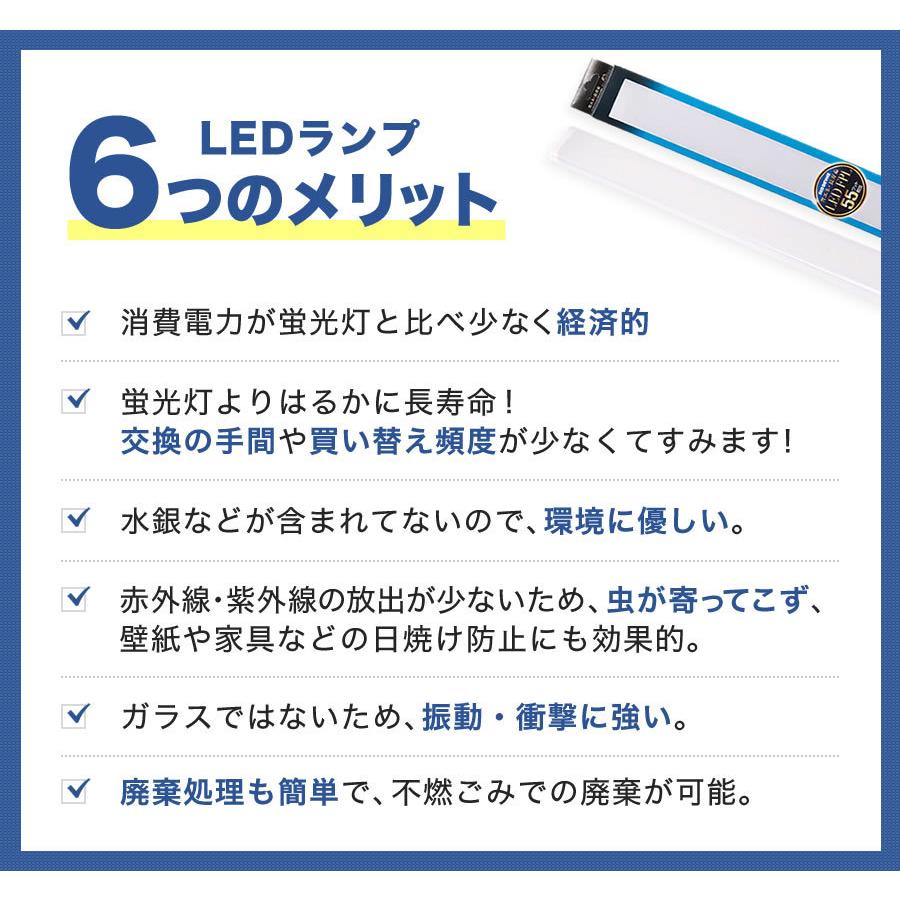 LED蛍光灯　FPLランプ　55W形　＜ 昼光色＞　工事不要　1年保証付き　オールフリー　交換簡単　省エネ　長寿命 | エコデバイス | 05