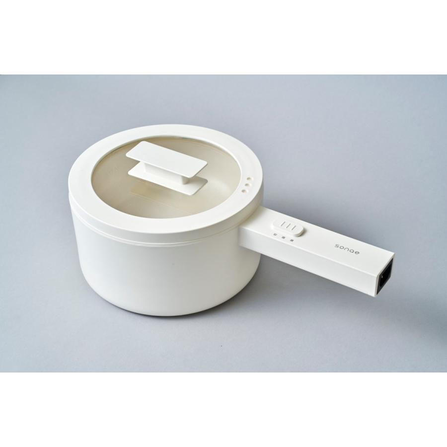 【ヒルナンデス！紹介商品】食卓で使える電気片手鍋　直径20cm　1.5L　セラミックコーティング　スタイリッシュなデザイン　SE-MEP015L |  | 12