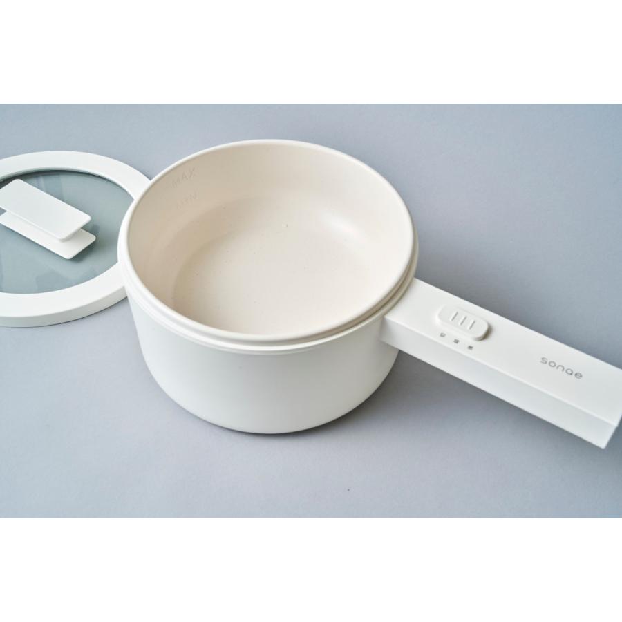 【ヒルナンデス！紹介商品】食卓で使える電気片手鍋　直径20cm　1.5L　セラミックコーティング　スタイリッシュなデザイン　SE-MEP015L |  | 09