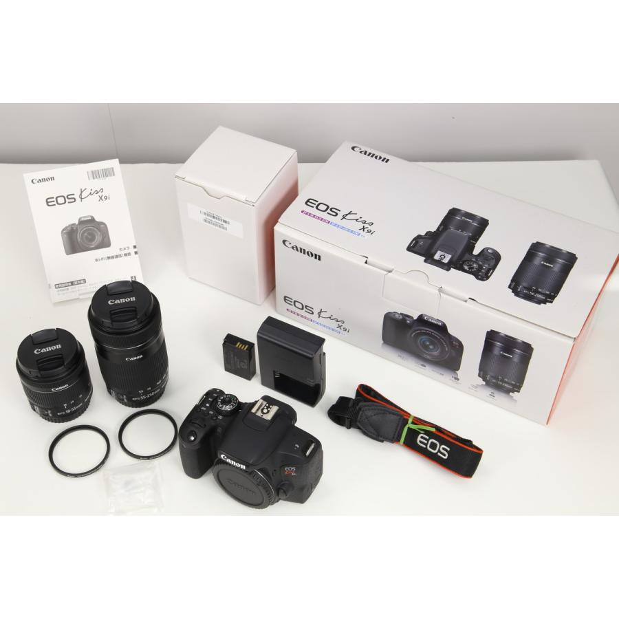 極美品｜動作保証] Canon EOS Kiss X9i ダブルズームキット [レンズ 