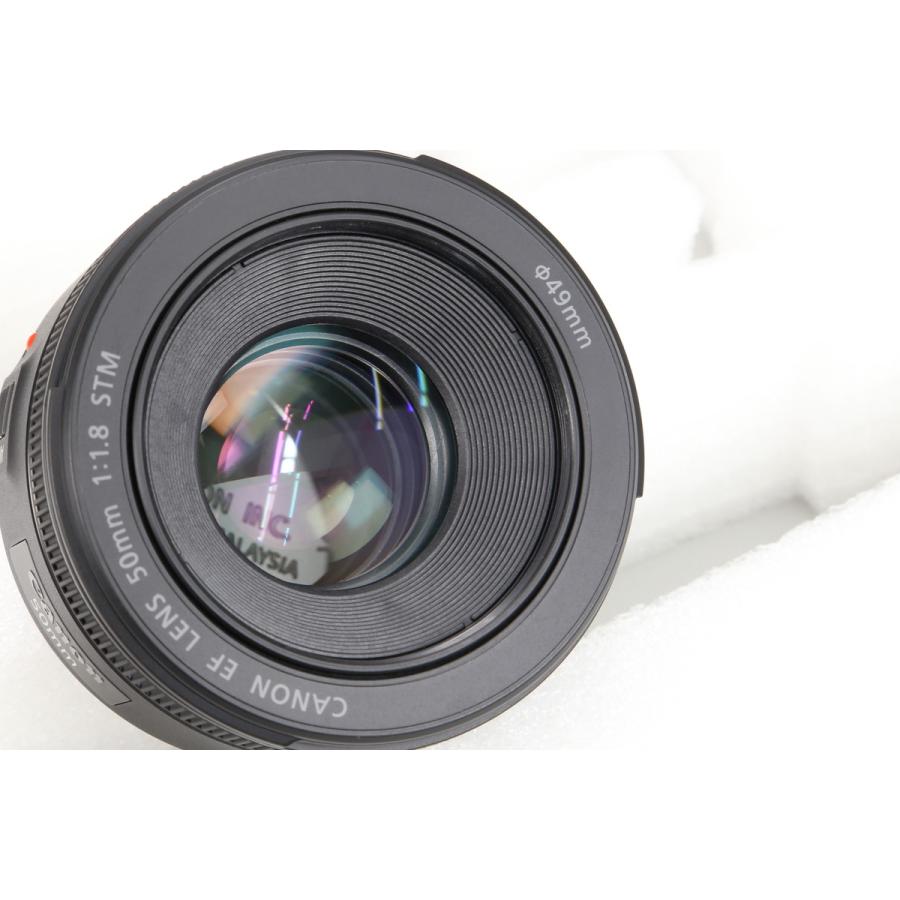 新品同様｜動作保証] Canon EF50mm F1.8 STM [レンズプロテクター 追加
