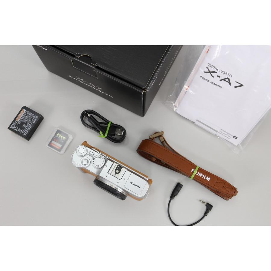 新品同様｜動作保証] FUJIFILM X-A7 ボディ キャメル [ほとんど未使用
