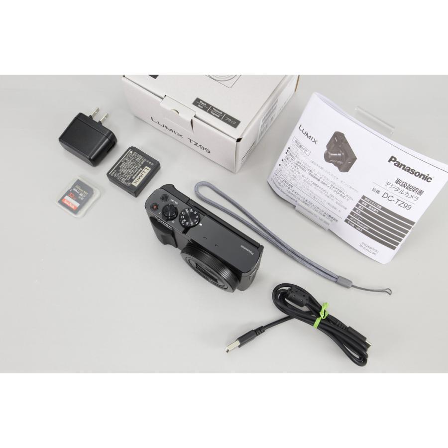 極美品｜動作保証] Panasonic LUMIX TZ99 ブラック DC-TZ99-K [SD