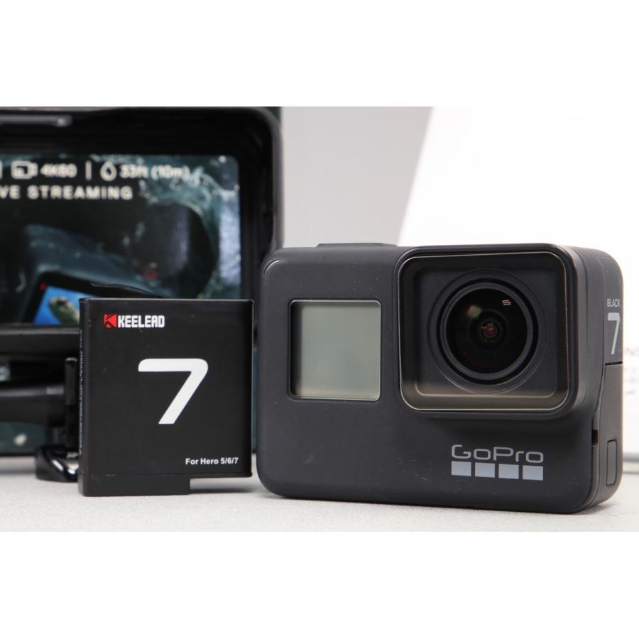 【保証書あり】 GoPro HERO7 Black CHDHX-701-FW 良品｜動作保証] GoPro HERO7 Black CHDHX-701-FW [互換バッテリー