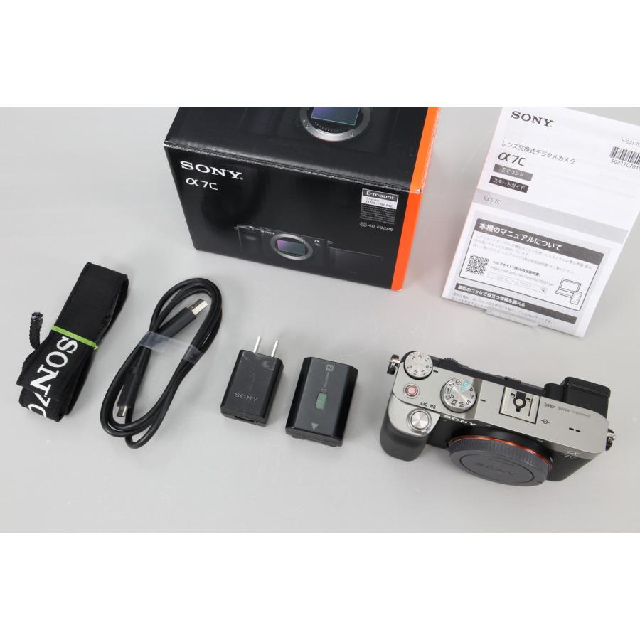 美品｜動作保証] SONY α7C ボディ ILCE-7C シルバー [シャッター数