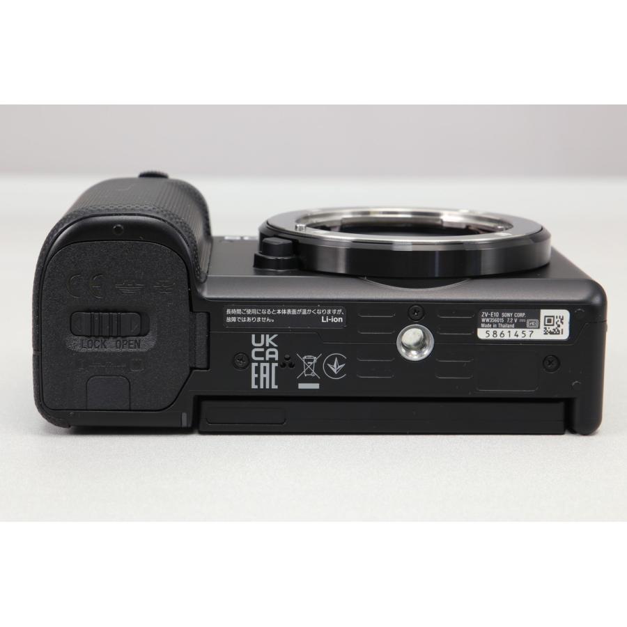 [極美品｜シャッター数 210回] SONY VLOGCAM ZV-E10 パワーズームレンズキット ZV-E10L ブラック [カメラケース 追加付属]の画像