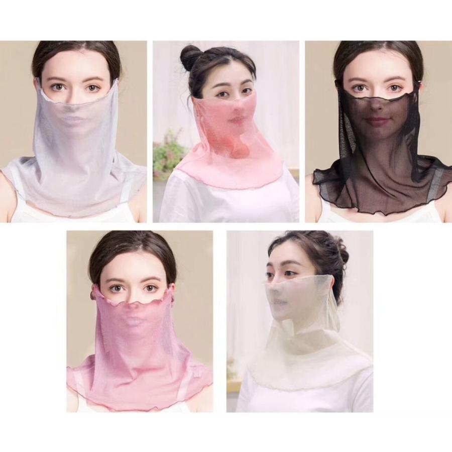 フェスマスク ガーゼ 生地 マスク手作り透ける通気 フェスカバー クール ひんやり 洗えるマスク ナイロン UVカットUVカット 夏用 吸汗速乾 呼吸しやすい