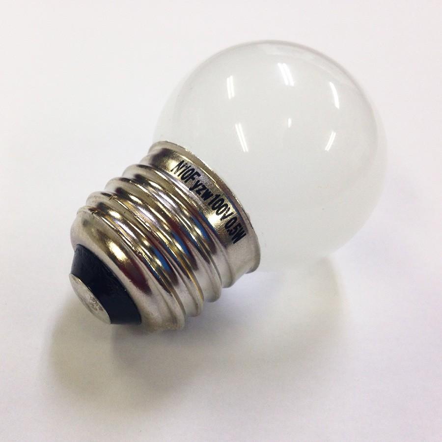 YAZAWA 青色 LED電球 2個セット LEDランプ E26 ミニボール球 0.5W