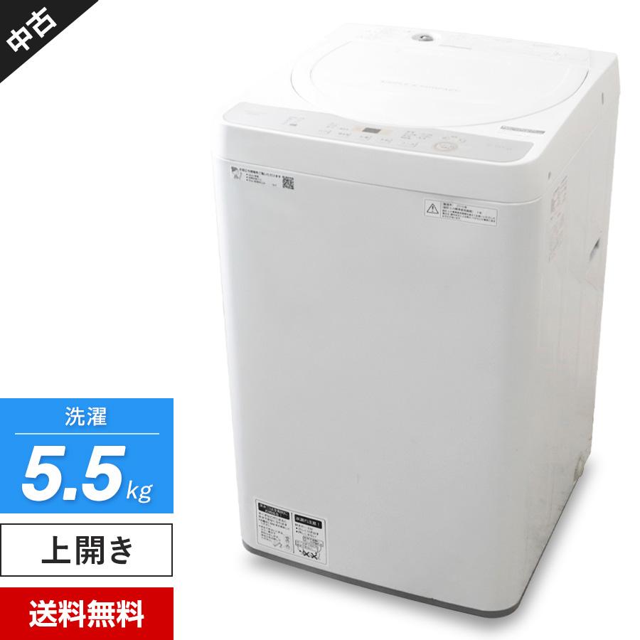 SHARPシャープ 洗濯機 ES-GE5C 2019年製 中古品