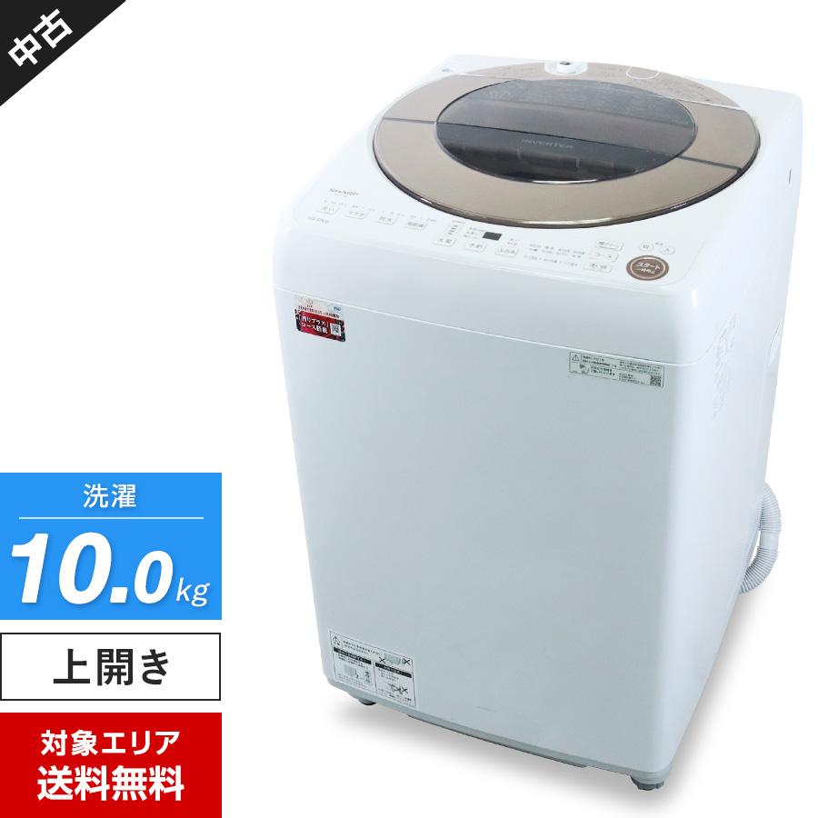 SHARP（シャープ） 洗濯機 縦型全自動 ES-GV10E (10.0kg/ブラウン系