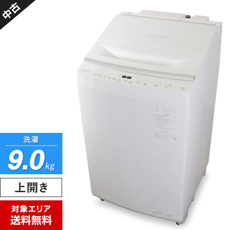 ZABOON 東芝 洗濯機 縦型全自動 AW-9DP4 (9.0kg/グランホワイト) 中古