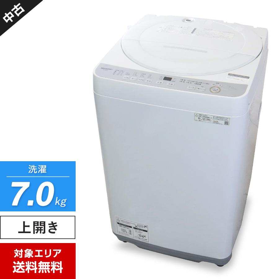 SHARP（シャープ） 洗濯機 縦型全自動 ES-GE7J (7.0kg/シルバー系