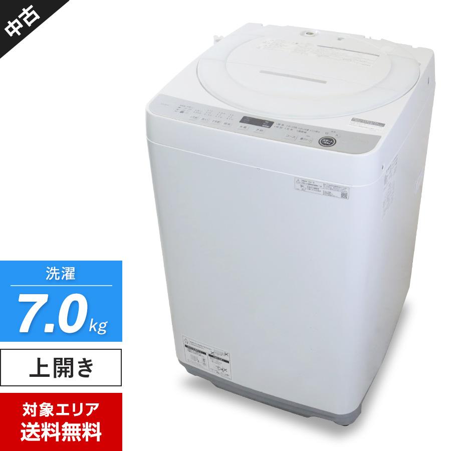 SHARP（シャープ） 洗濯機 縦型全自動 ES-GE7E (7.0kg/ホワイト系