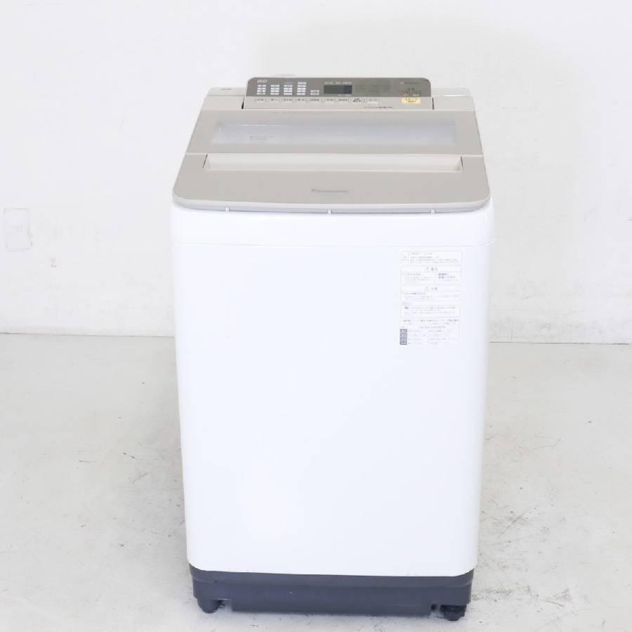 パナソニック 洗濯機 縦型 NA-FA80H6 (8.0kg/シャンパン) 中古 泡洗浄 