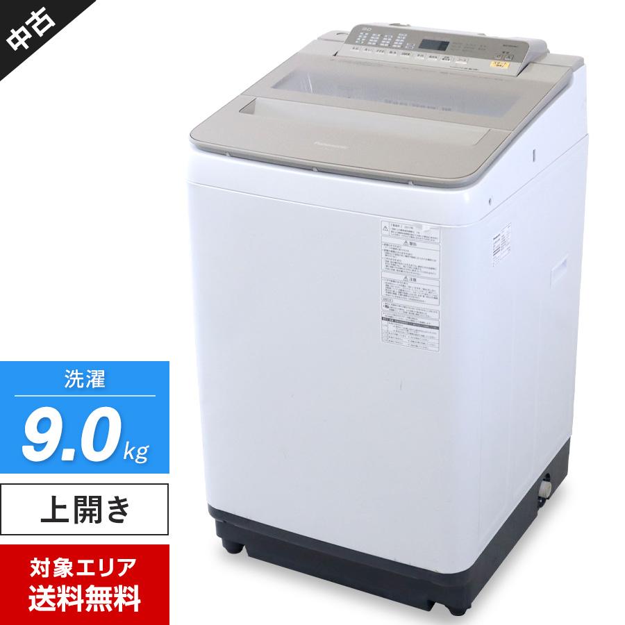 パナソニック 洗濯機 縦型全自動 NA-FA90H5 (9.0kg/シャンパン) 中古