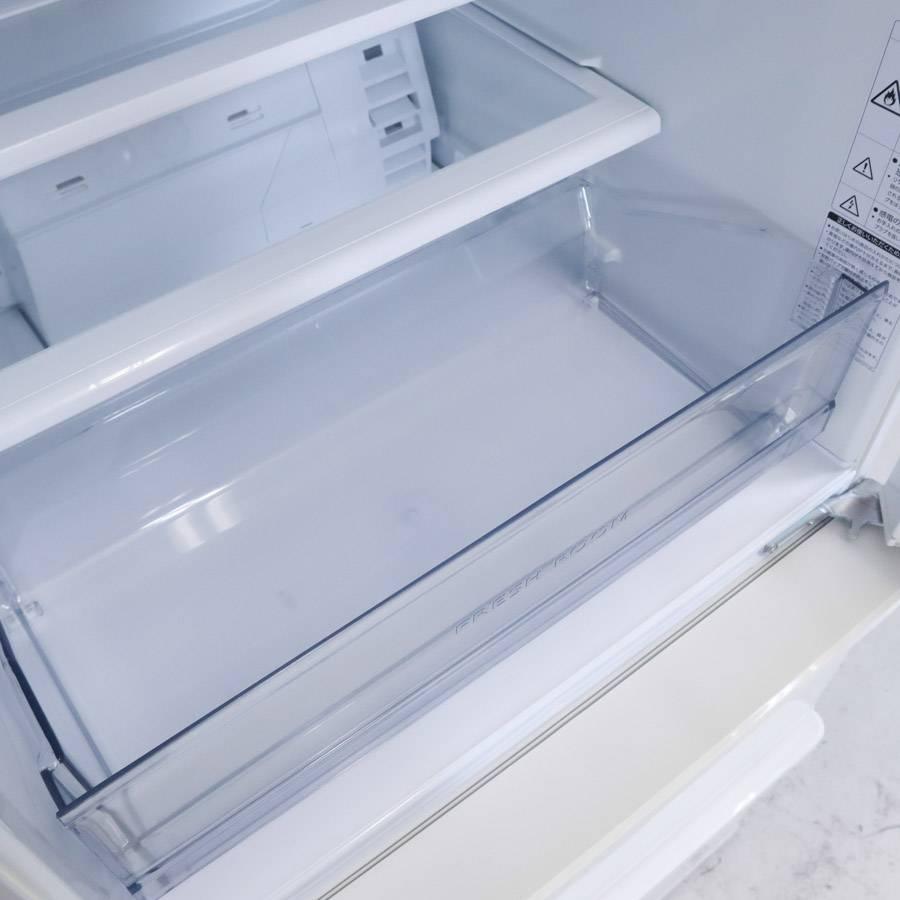 AQUA 冷蔵庫 3ドア 272L AQR-27J (右開き/ウォームホワイト) 中古 耐熱トップテーブル 節約ecoモード  (2019年製)○784h08