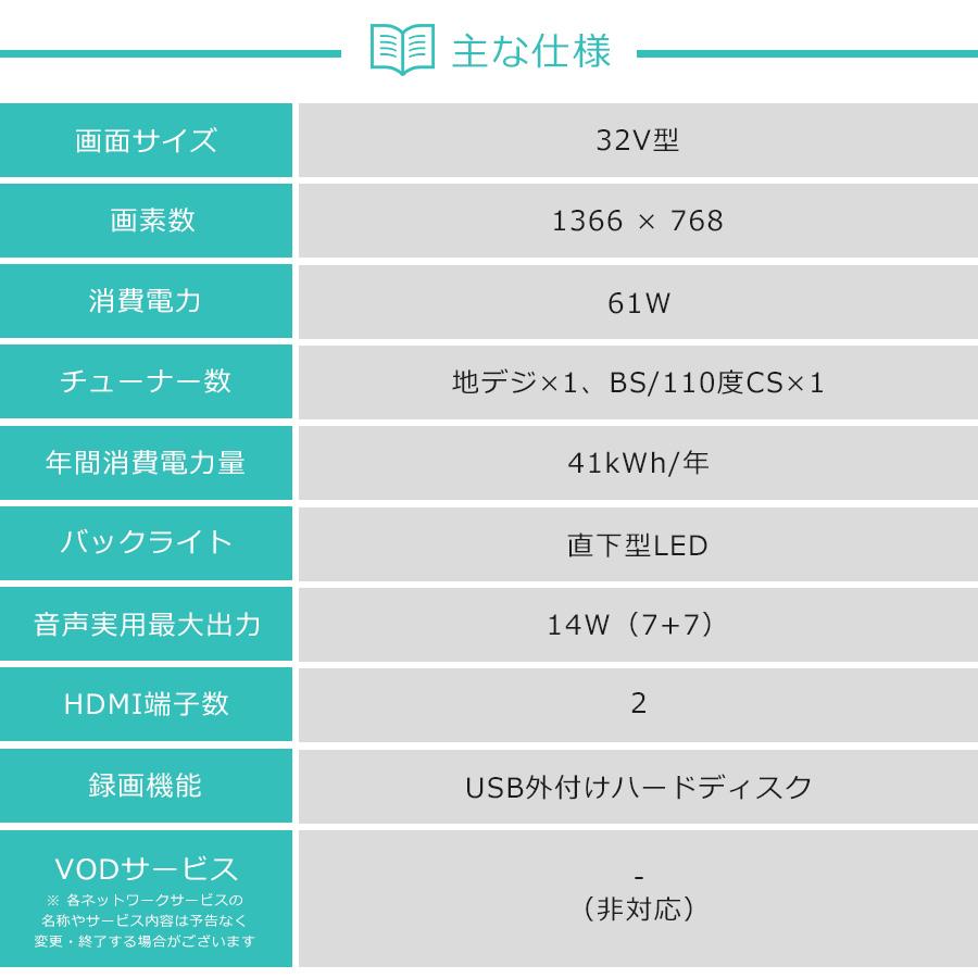 REGZA 東芝 テレビ 32V型 ハイビジョン液晶 (2015〜2016年製 REGZA 東芝 テレビ 32V型 ハイビジョン液晶 (2015〜2016年製