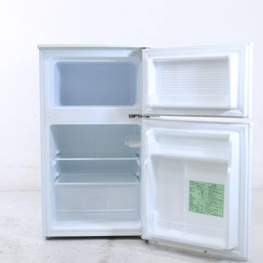 ヤマダ電機 冷蔵庫 2ドア 90L YRZ-C09B1 (右開き/ホワイト) 中古 直冷 