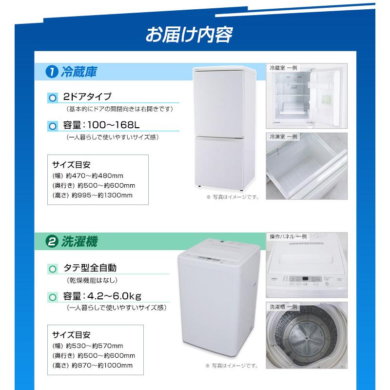 中古家電セット 一人暮らし 3点セット 冷蔵庫 洗濯機 電子レンジ 新