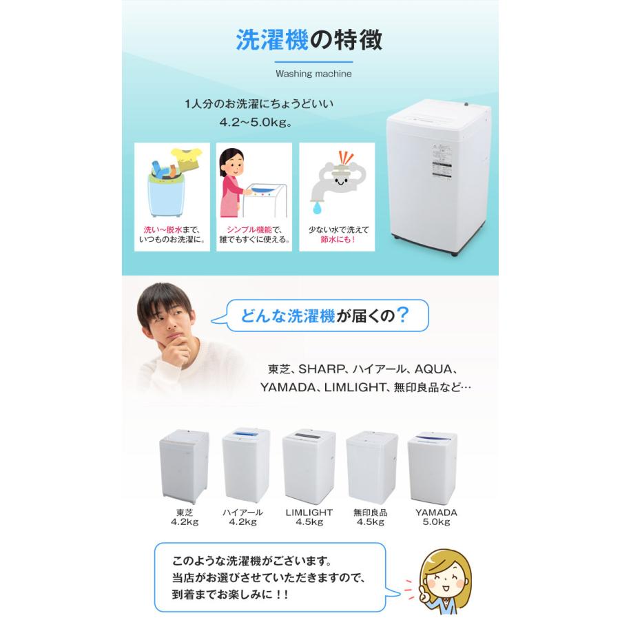 中古家電セット 一人暮らし 2点セット (冷蔵庫 洗濯機) コンパクト＆省スペース 新生活応援 安心保証 引っ越し 学生 単身赴任 社員寮 (2013-2022年製)☆92s50｜ecoearth｜05